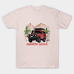 Land Cruiser Adventure Seeker - Pink T-Shirt